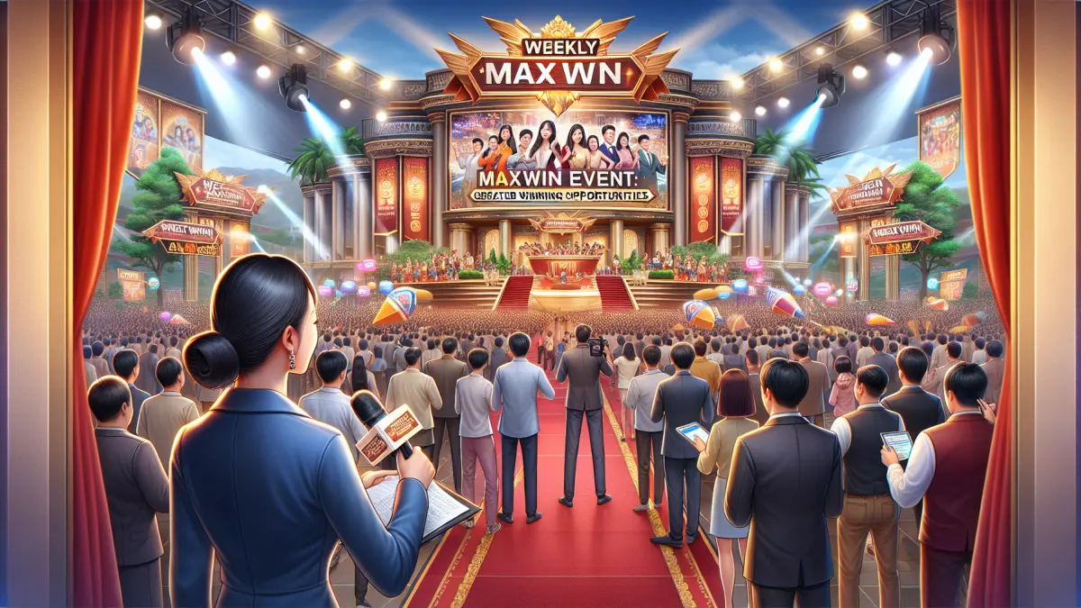 Event Maxwin Mingguan: Peluang Menang Lebih Besar